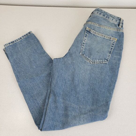 BDG Urban Outfitters Womens Blue High Rise Light Wash Denim Mom Jeans Size 28 - Picture 1 of 5